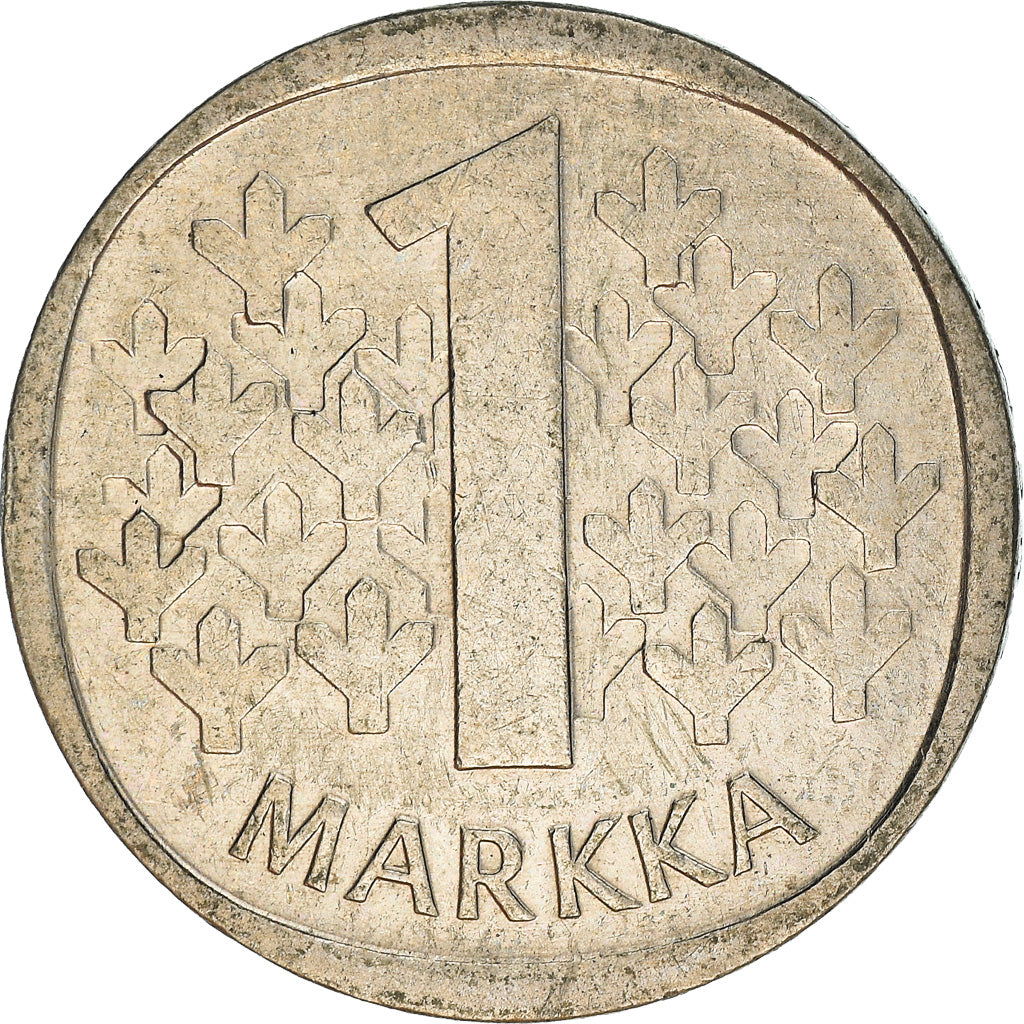 Coin, Finland, Markka, 1983, VF(30-35), Copper-nickel, KM:49a