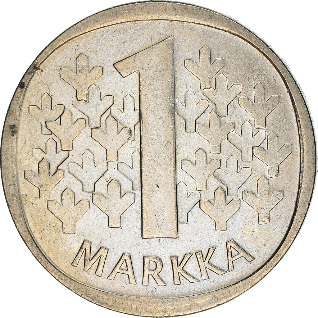 Münze, Finnland, Markka, 1989, SS, Kupfer-Nickel, KM:49a