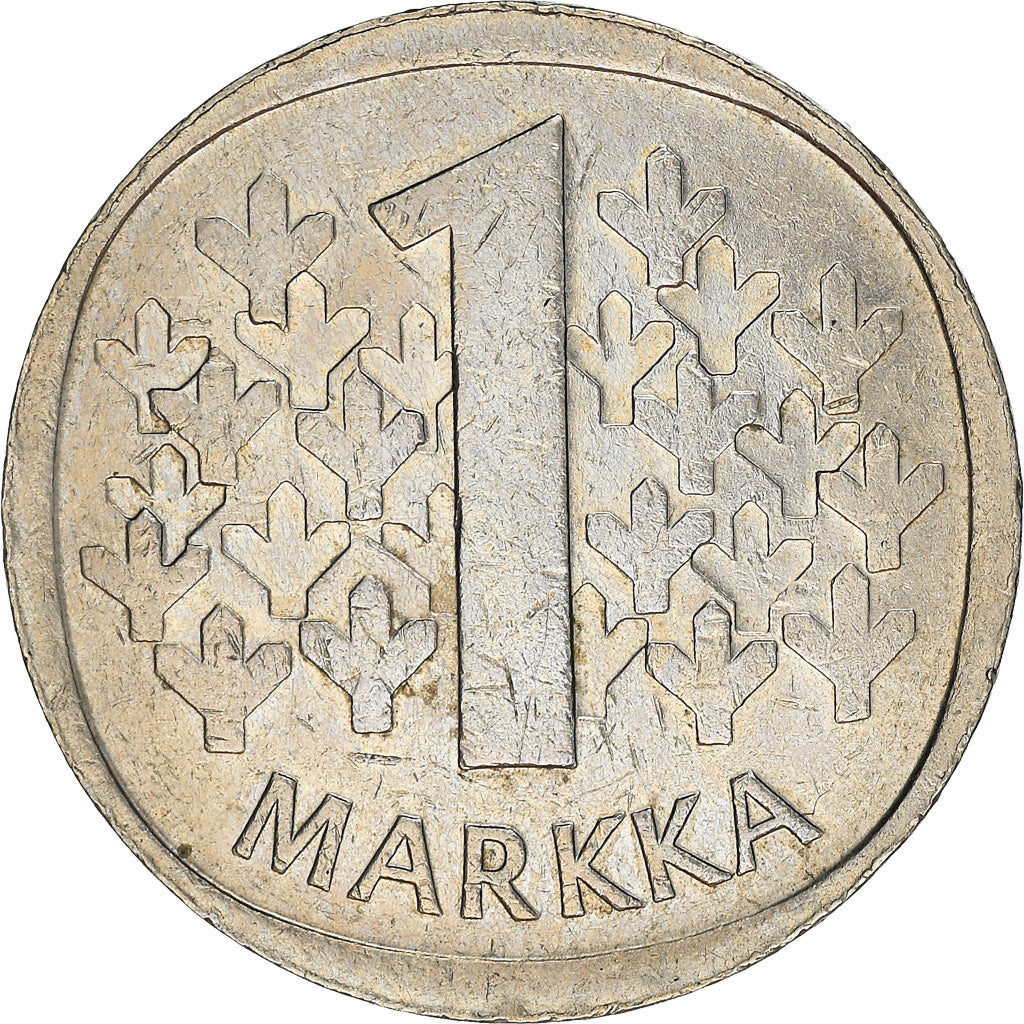 Coin, Finland, Markka, 1990, VF(30-35), Copper-nickel, KM:49a
