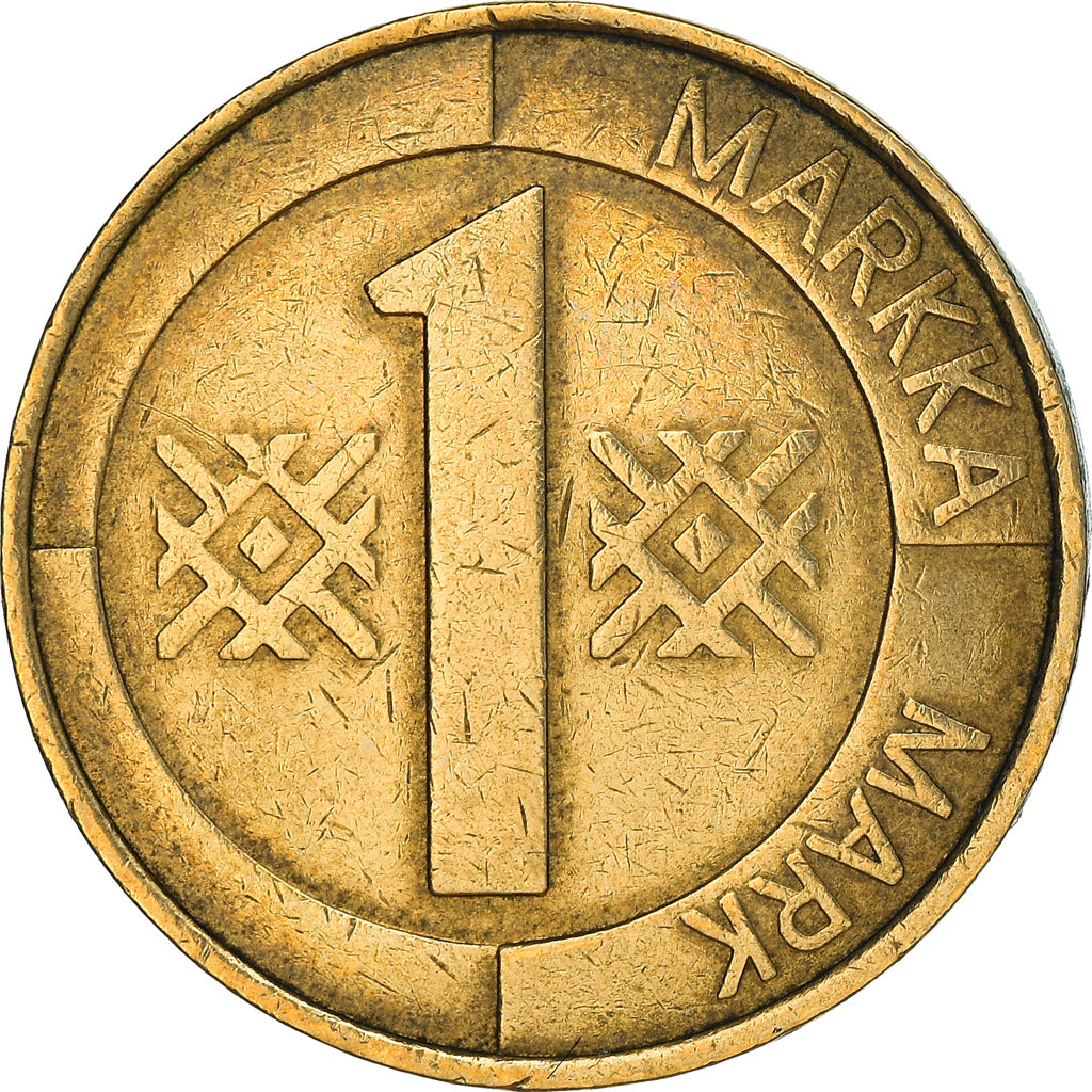 Coin, Finland, Markka, 1994, VF(30-35), Aluminum-Bronze, KM:76