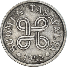 Moneta, Finlandia, 5 Markkaa, 1953, BB, Ferro, KM:37