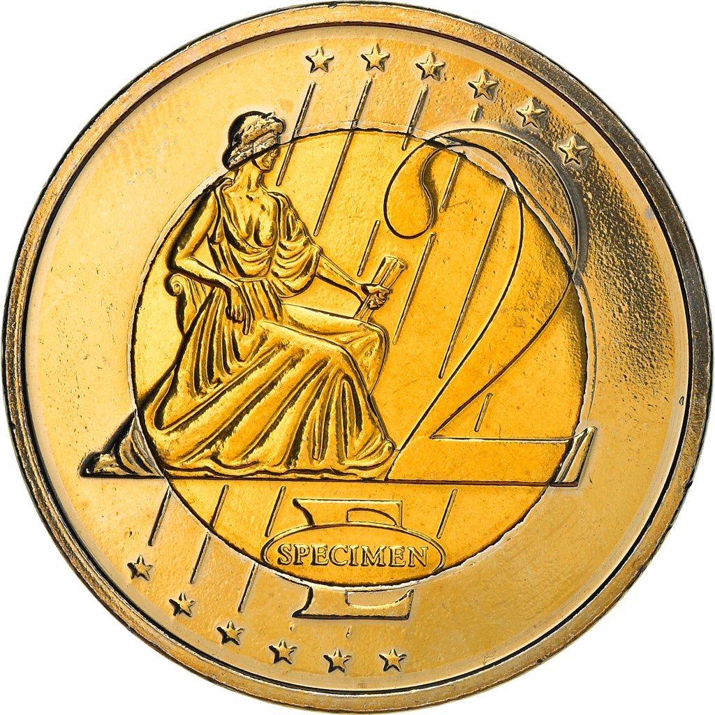 Repubblica Ceca, 2 Euro, 2003, unofficial private coin, BB, Bi-metallico