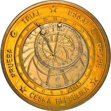 Czechy, Euro, 1 E, Essai-Trial, 2003, unofficial private coin, EF(40-45)
