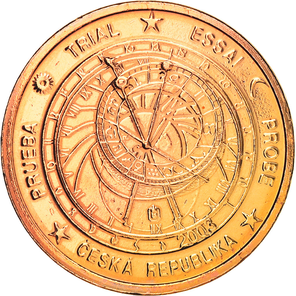 Tsjechische Republiek, Fantasy euro patterns, 2 Euro Cent, 2003, FR+, Koper