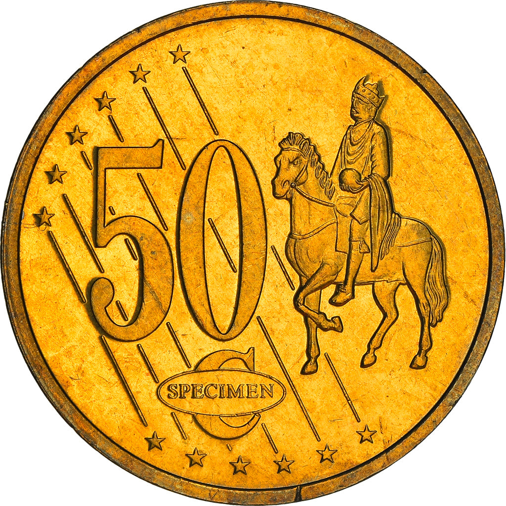 Gran Bretagna, 50 Euro Cent, 2003, unofficial private coin, SPL-, Ottone