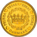 Dinamarca, 10 Euro Cent, 2003, unofficial private coin, SC+, Latón