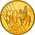 Chipre, 50 Euro Cent, 2003, unofficial private coin, MS(60-62), Latão