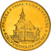 Poland, 50 Euro Cent, 2003, unofficial private coin, MS(60-62), Brass