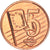 Polonia, 5 Euro Cent, 2003, unofficial private coin, BC+, Cobre