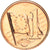 Polonia, Euro Cent, 2003, unofficial private coin, BC+, Cobre
