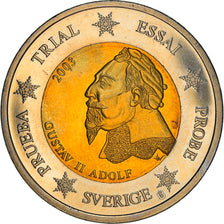 Sweden, Fantasy euro patterns, 2 Euro, 2003, MS(63), Bi-Metallic