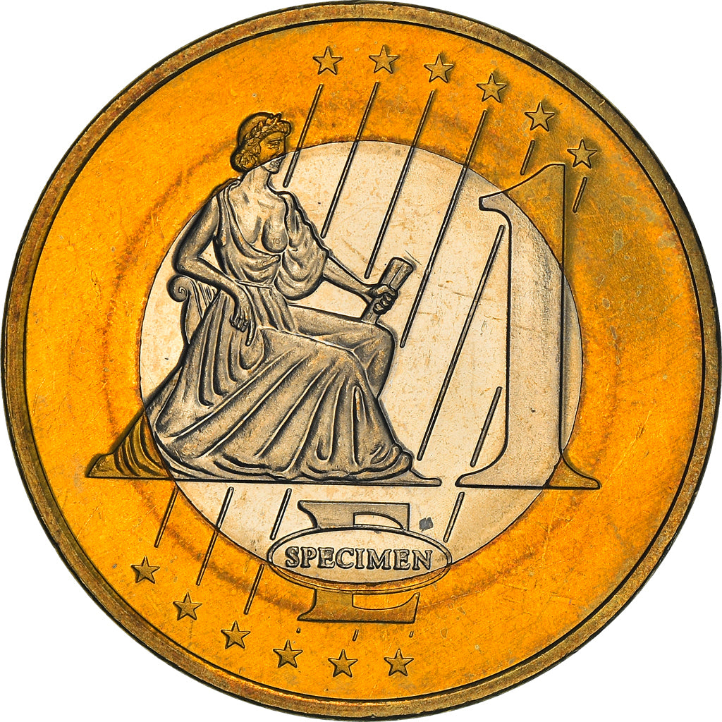 Sweden, Fantasy euro patterns, Euro, 2003, MS(63), Bi-Metallic