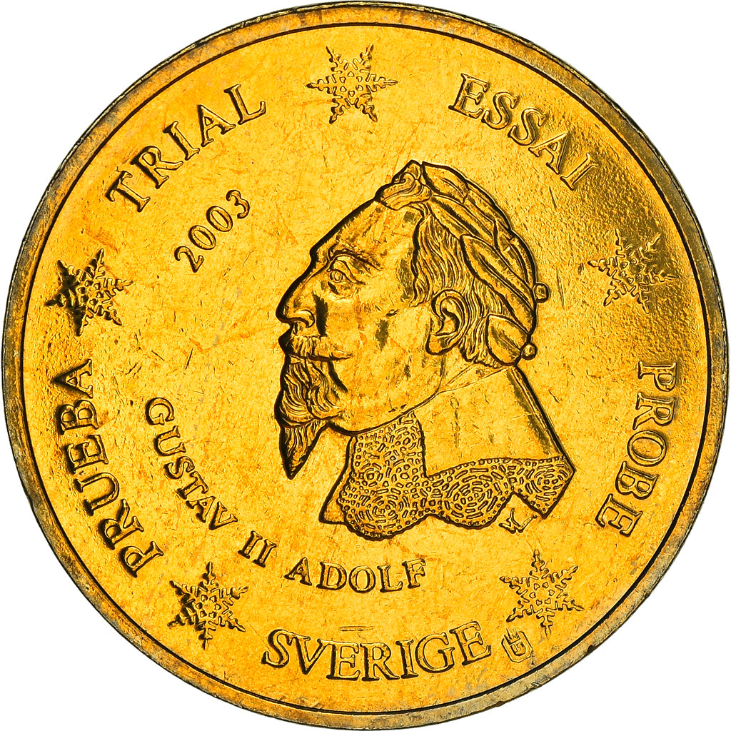 Svezia, Fantasy euro patterns, 50 Euro Cent, 2003, BB, Bi-metallico
