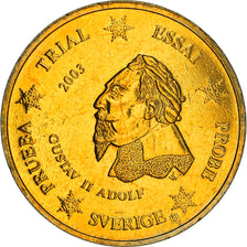 Svezia, Fantasy euro patterns, 50 Euro Cent, 2003, BB, Bi-metallico