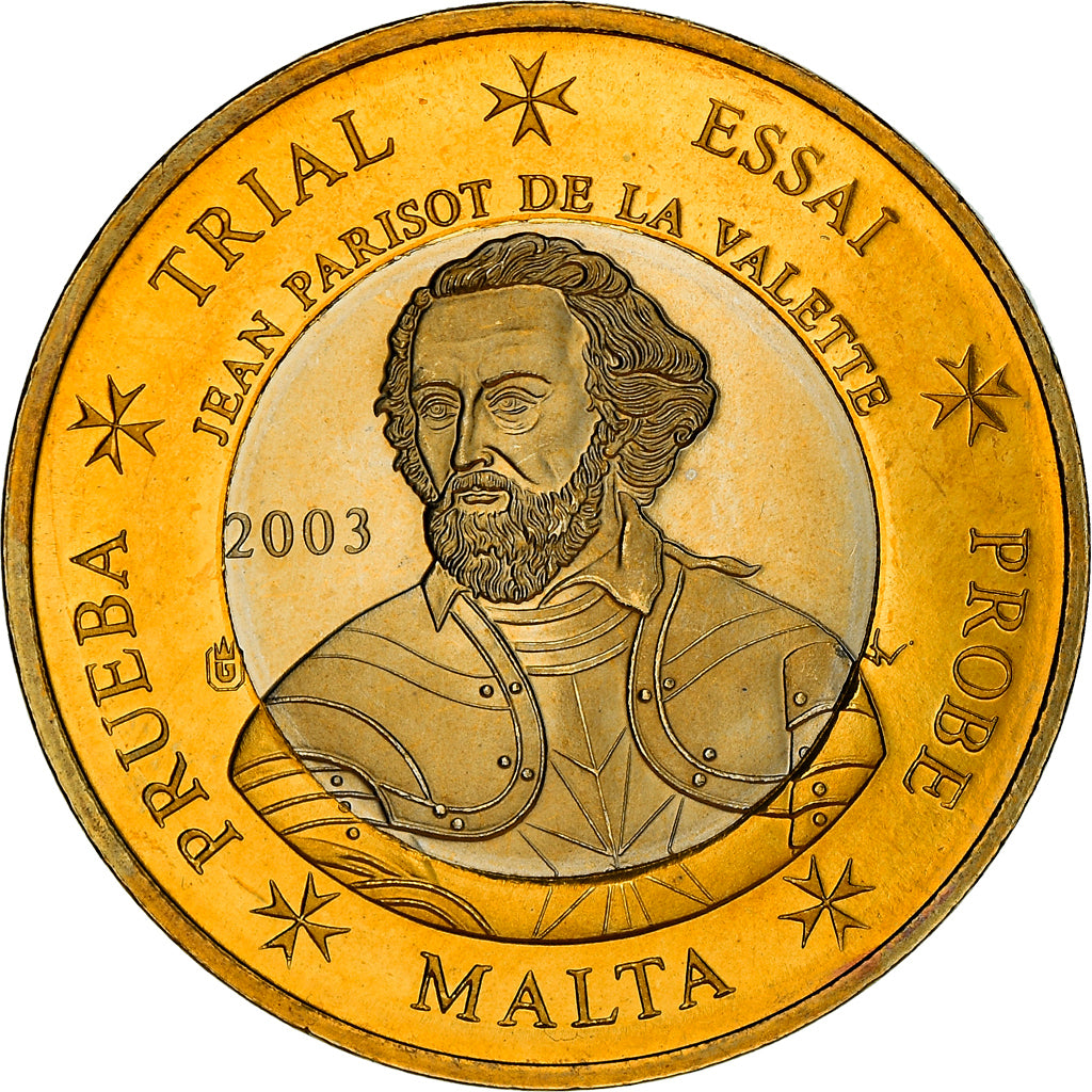 Malta, Euro, 2003, unofficial private coin, MS(65-70), Bi-Metallic