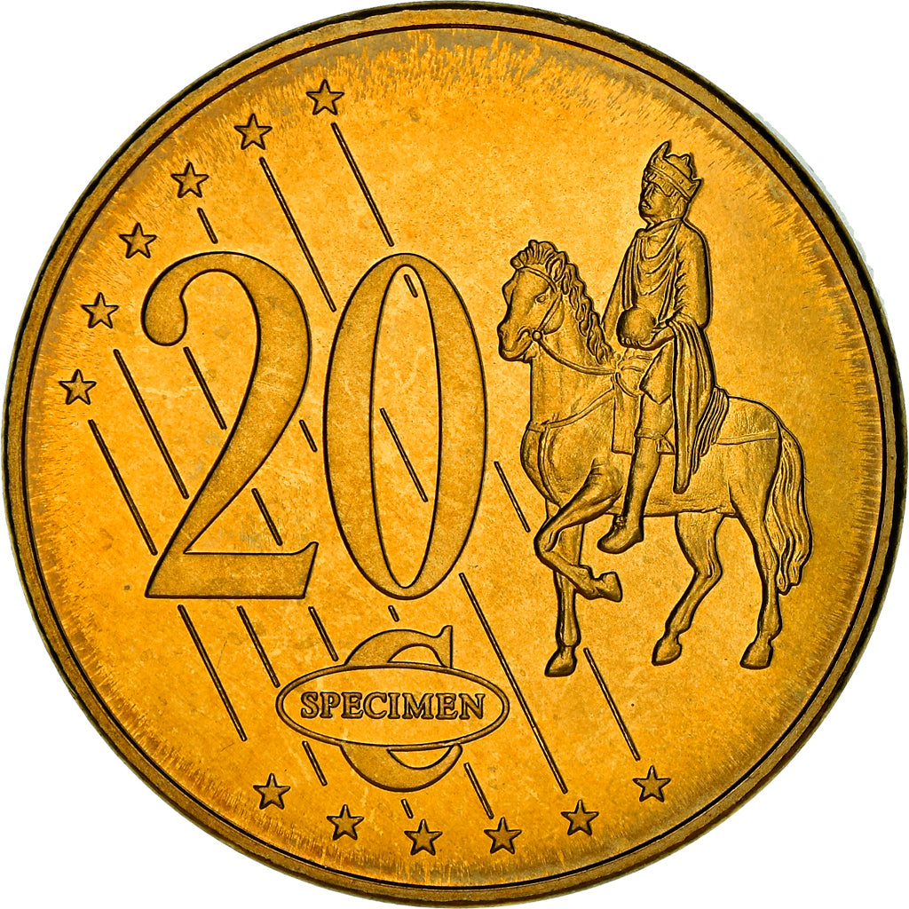 Malta, 20 Euro Cent, 2003, unofficial private coin, FDC, Latón