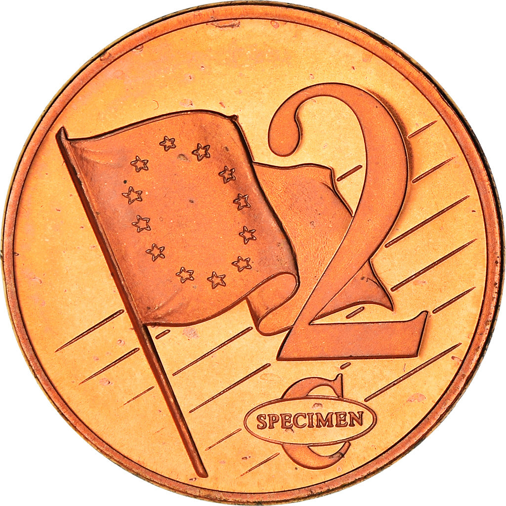 Malta, 2 Euro Cent, 2003, unofficial private coin, MS(65-70), Cobre