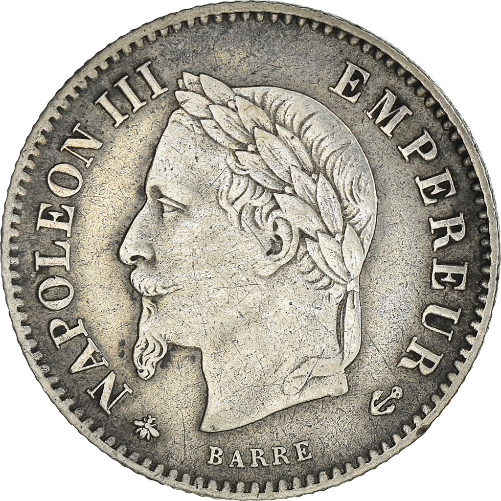 Monnaie, France, Napoleon III, Napoléon III, 20 Centimes, 1867, Paris, TTB+