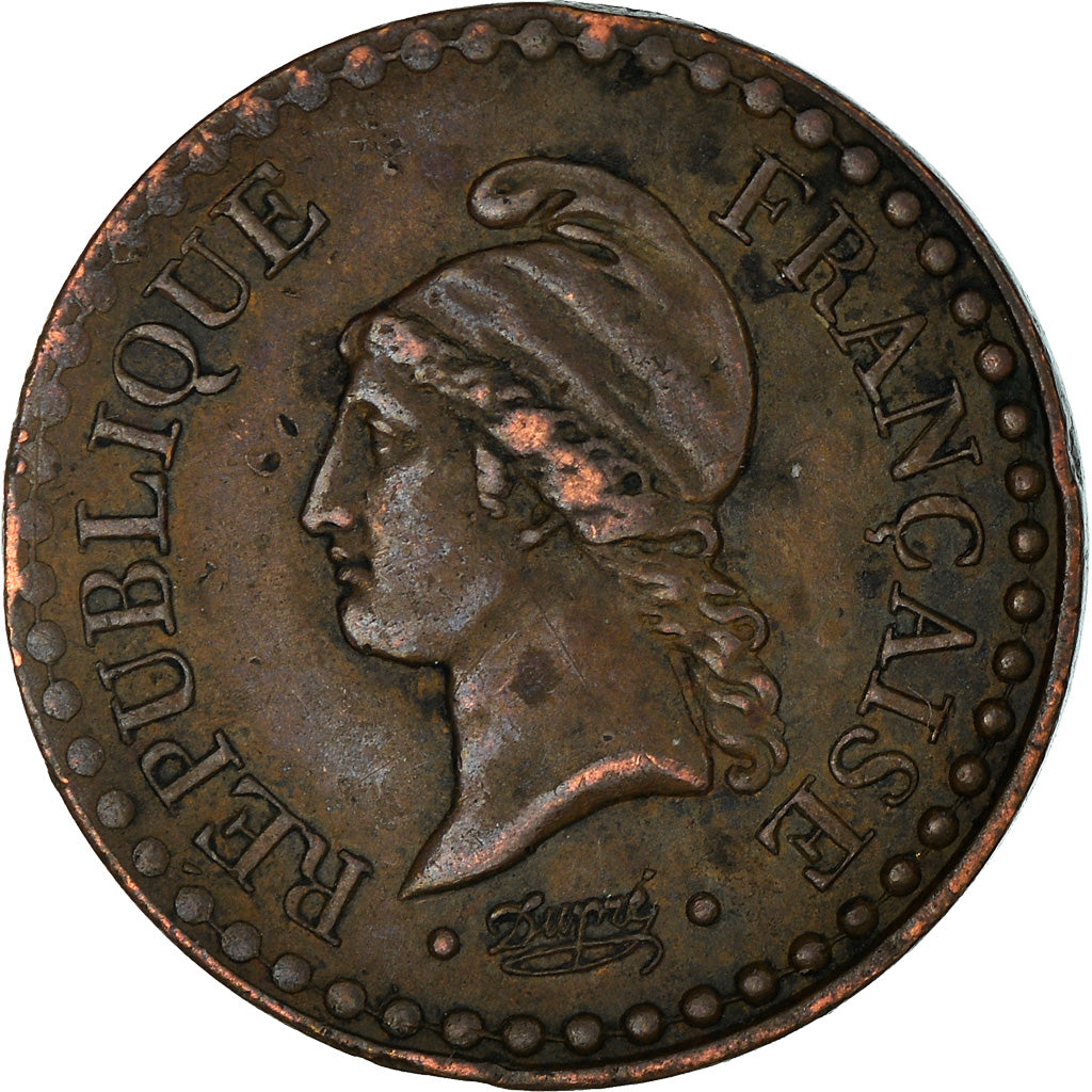 Münze, Frankreich, Dupré, Centime, 1849, Paris, SS, Bronze, KM:754, Gadoury:84