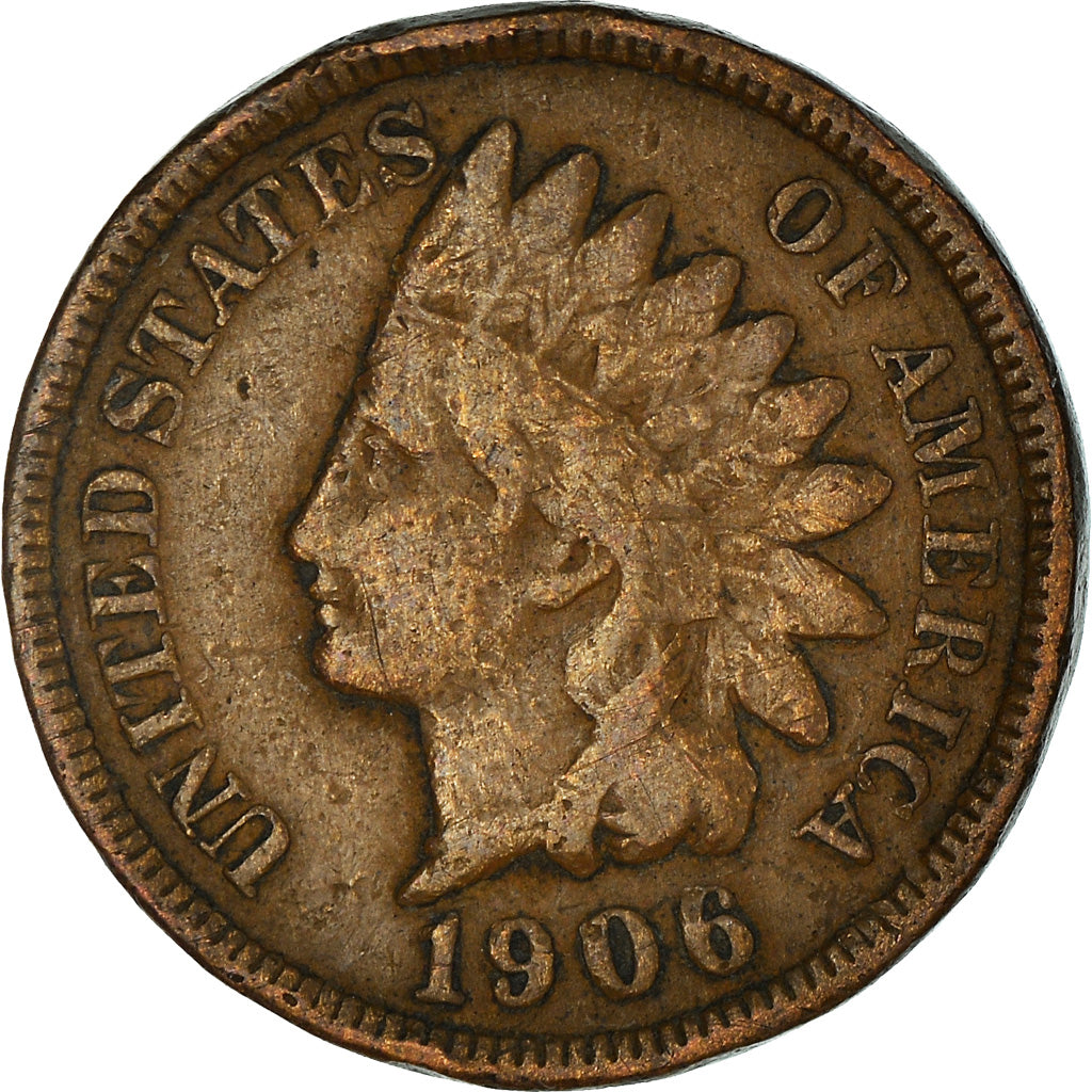 Moneta, Stati Uniti, Indian Head Cent, Cent, 1906, U.S. Mint, Philadelphia, MB+