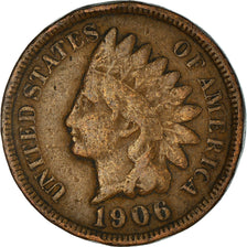 Moneta, Stati Uniti, Indian Head Cent, Cent, 1906, U.S. Mint, Philadelphia, MB+
