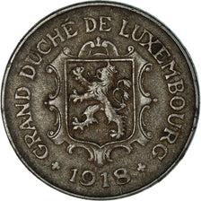 Coin, Luxembourg, Charlotte, 10 Centimes, 1918, EF(40-45), Iron, KM:31