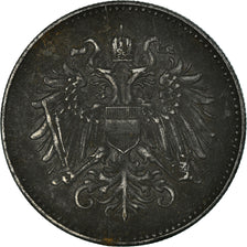 Moneta, Ungheria, 20 Fillér, 1917, BB, Ferro, KM:498