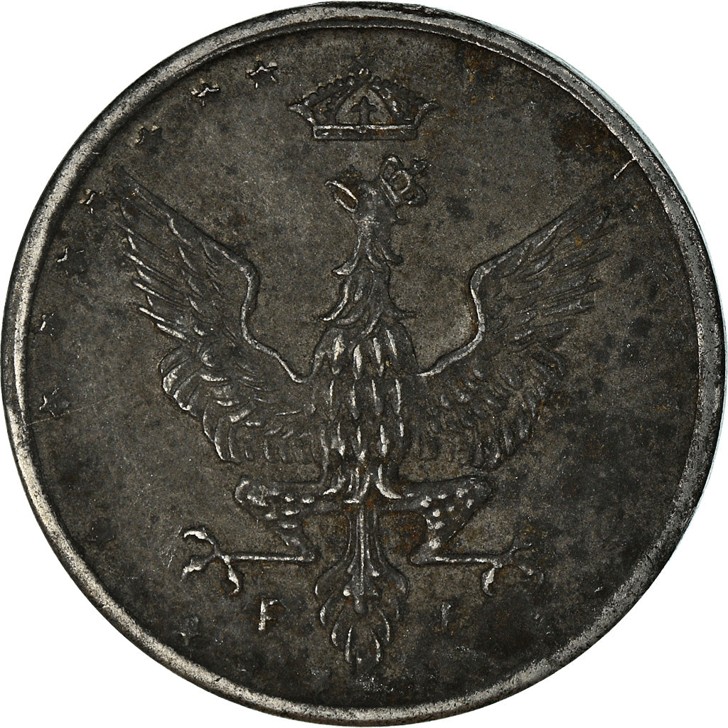 Coin, Poland, 5 Fenigow, 1917, Stuttgart, Germany, EF(40-45), Iron, KM:5