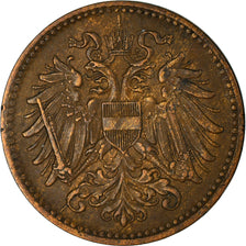 Moneta, Austria, Franz Joseph I, Heller, 1916, BB, Bronzo, KM:2800