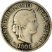 Monnaie, Suisse, 5 Rappen, 1901, Bern, B+, Cupro-nickel, KM:26