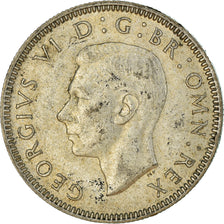 Coin, Great Britain, George VI, Shilling, 1943, AU(50-53), Silver, KM:854