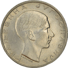 Munten, Joegoslaviëe, Petar II, 10 Dinara, 1938, PR+, Nickel, KM:22