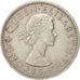 RHODESIA AND NYASALAND, 2 Shillings, 1956, British Royal Mint, KM #6,...