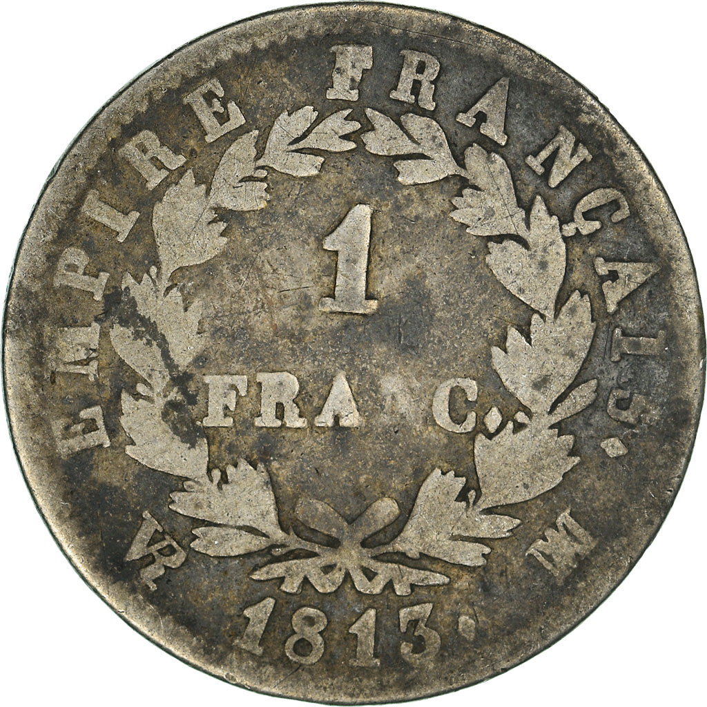 Coin, France, Napoléon I, Franc, 1813, Marseille, F(12-15), Silver, KM:692.11