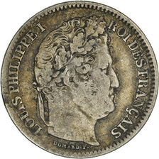 Moeda, França, Louis-Philippe, 2 Francs, 1835, Paris, VF(30-35), Prata