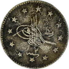 Coin, Turkey, Muhammad V, Kurush, 1910/AH1327, Qustantiniyah, VF(20-25), Silver