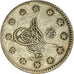 Moneda, Turquía, Abdul Hamid II, Kurush, 1883/AH1293, Qustantiniyah, BC+