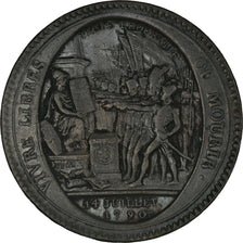 Coin, France, Monneron, 5 Sols, 1792, Paris, EF(40-45), Bronze