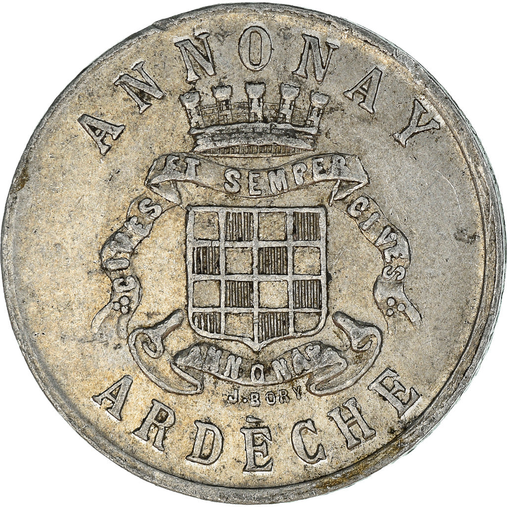 Moneta, Francja, 25 Centimes, 1918, VF(30-35), Aluminium, Elie:10.3
