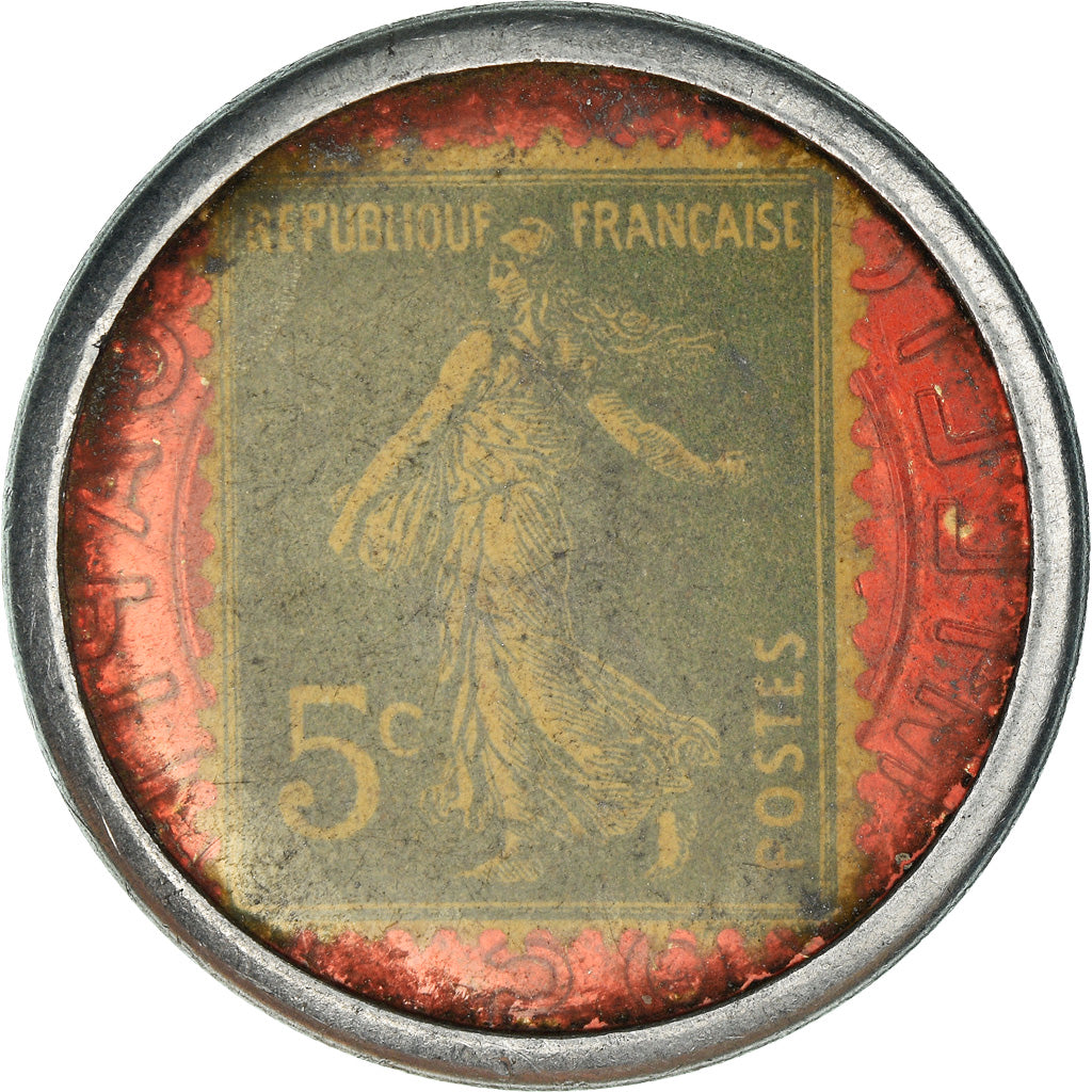 Münze, Frankreich, Société générale, 5 Centimes, Timbre-Monnaie, SS