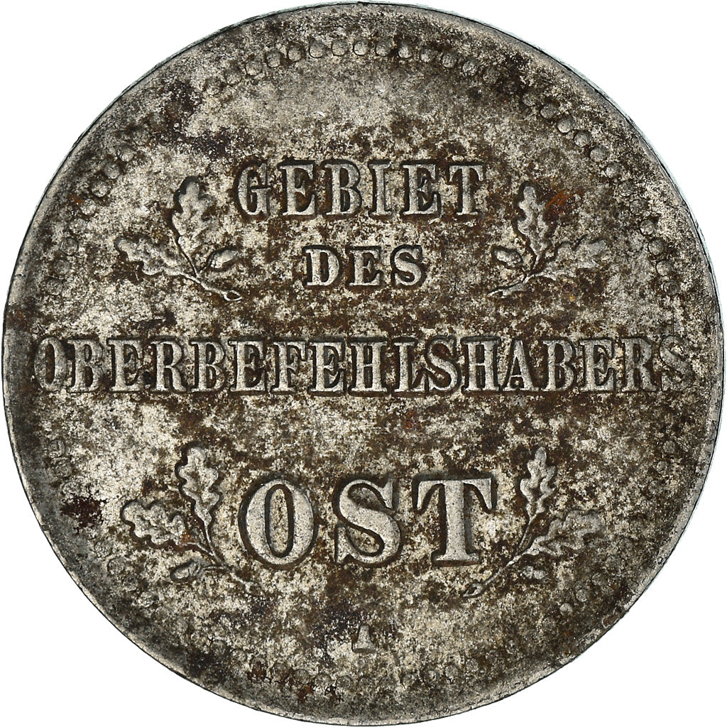 Coin, GERMANY - EMPIRE, Wilhelm II, Kopek, 1916, Berlin, EF(40-45), Iron, KM:21