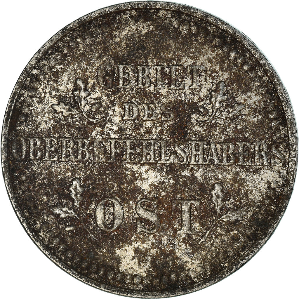 Moneta, GERMANIA - IMPERO, Wilhelm II, 2 Kopeks, 1916, Berlin, MB+, Ferro, KM:22