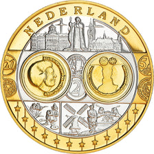 Netherlands, Medal, L'Europe, Politics, Society, War, MS(65-70), Silver