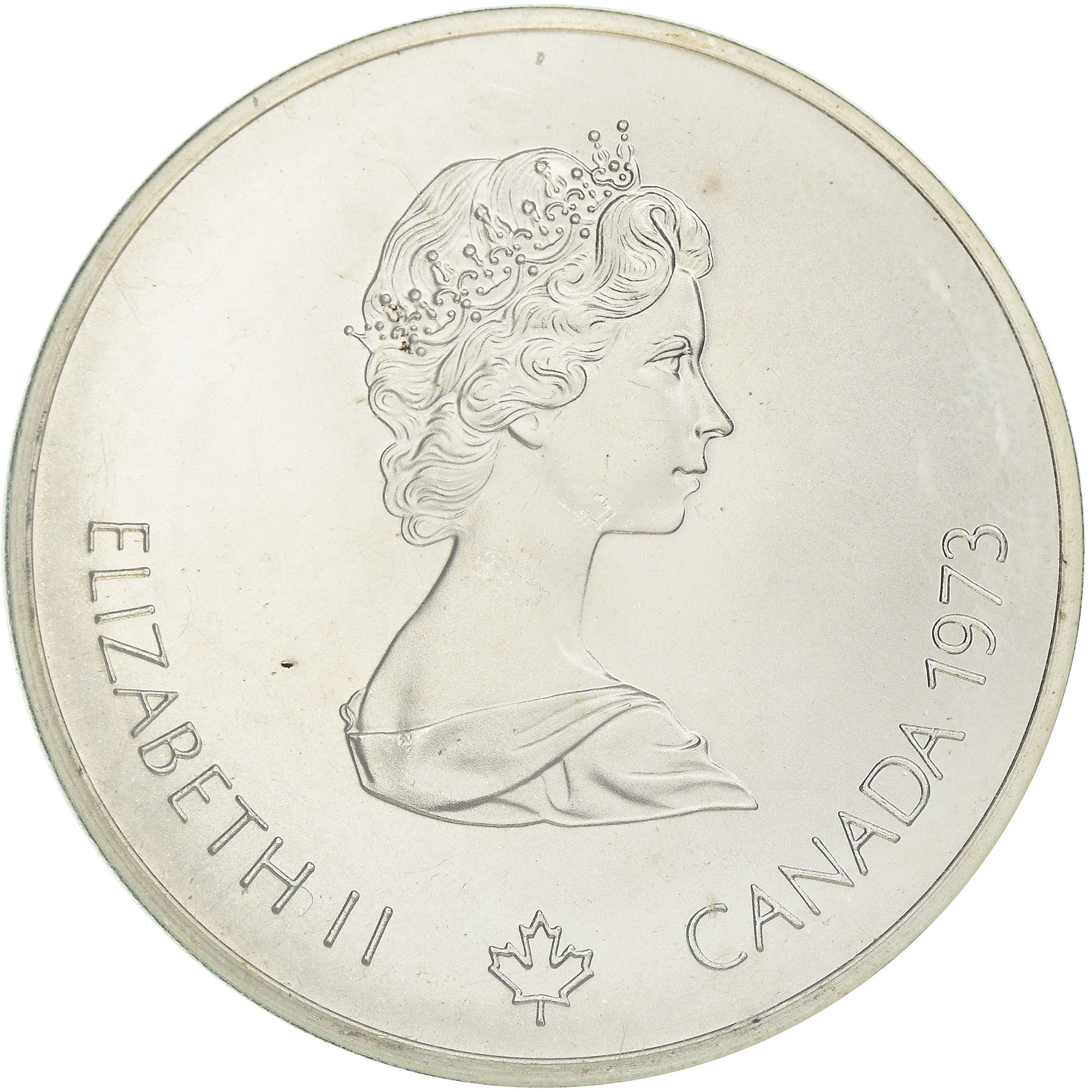 Moneta, Canada, Elizabeth II, 10 Dollars, 1973, Royal Canadian Mint, Ottawa