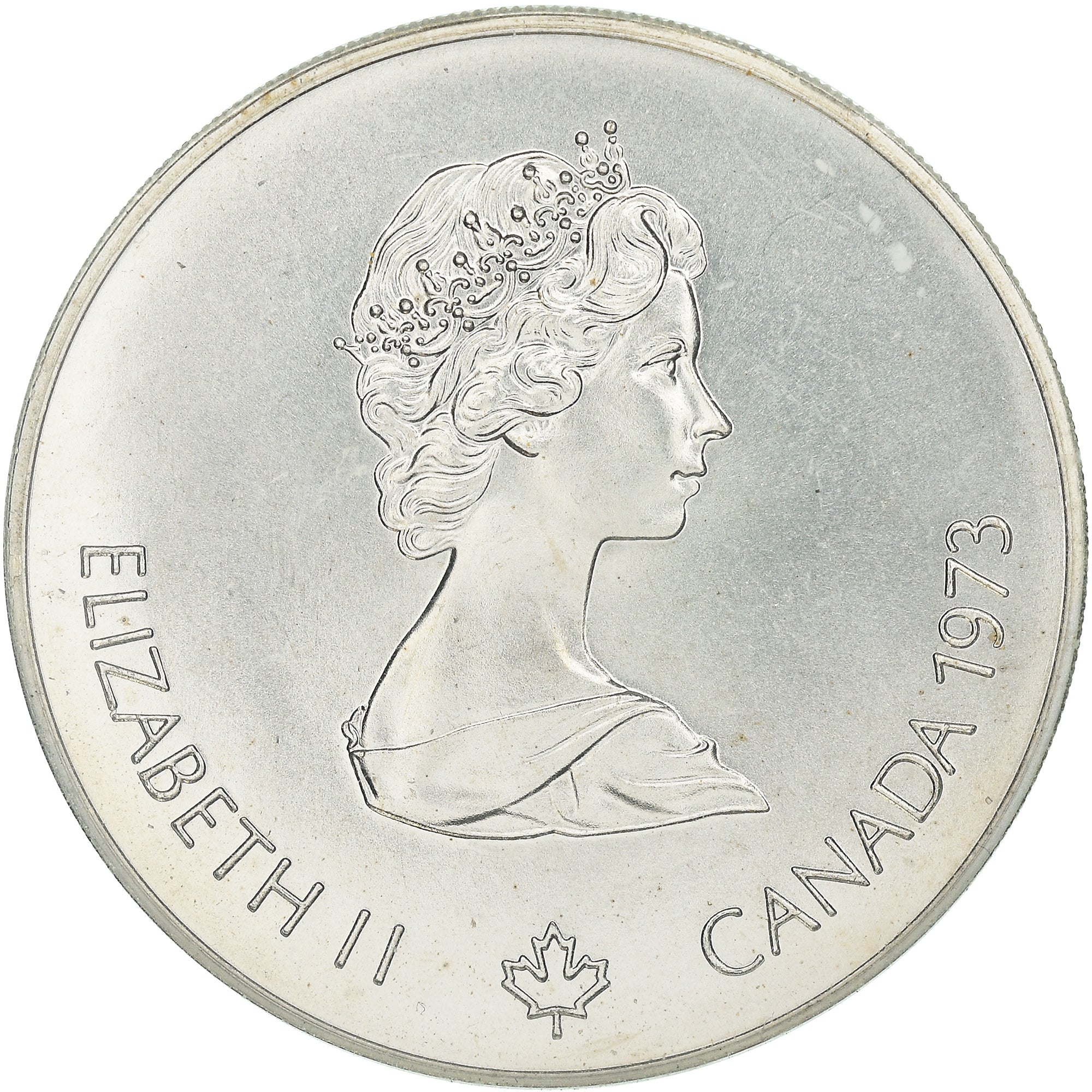 Moneta, Canada, Elizabeth II, 5 Dollars, 1973, Royal Canadian Mint, Ottawa
