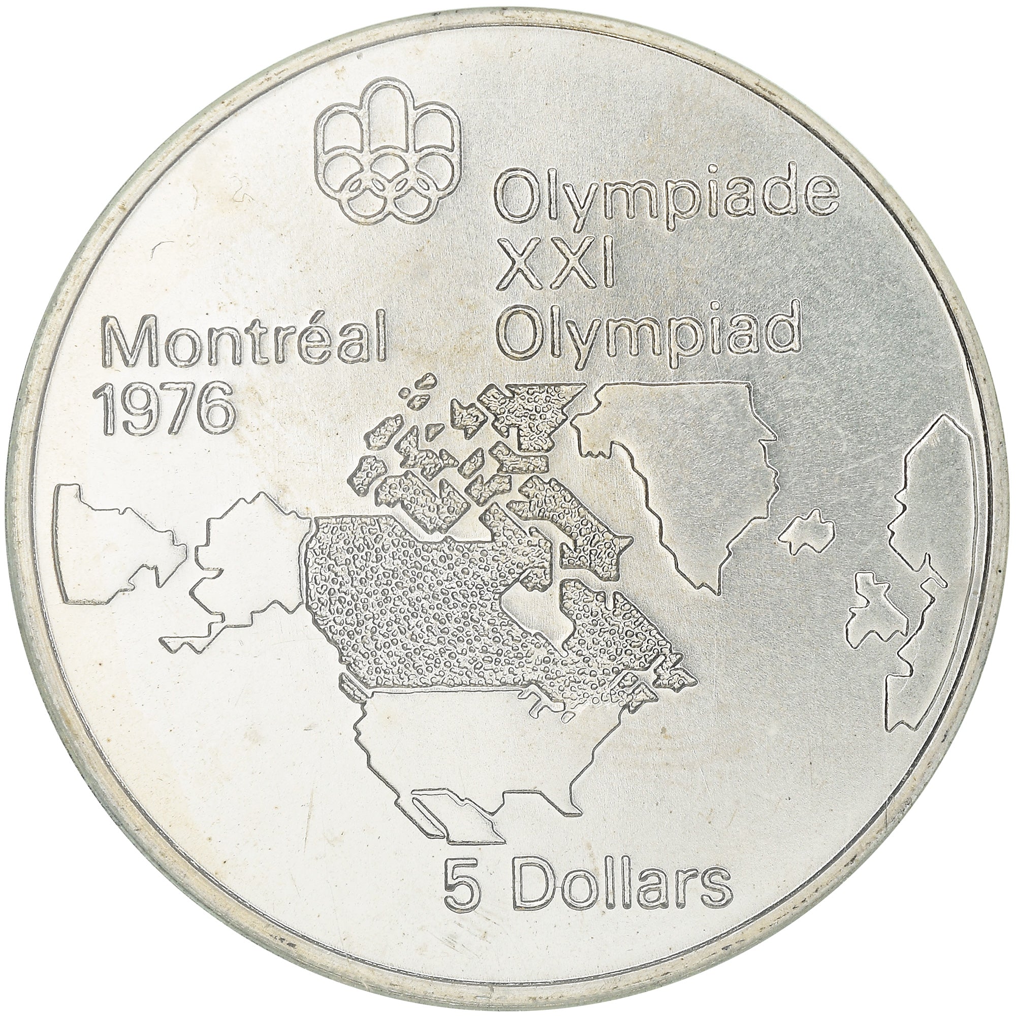Moneta, Canada, Elizabeth II, 5 Dollars, 1973, Royal Canadian Mint, Ottawa