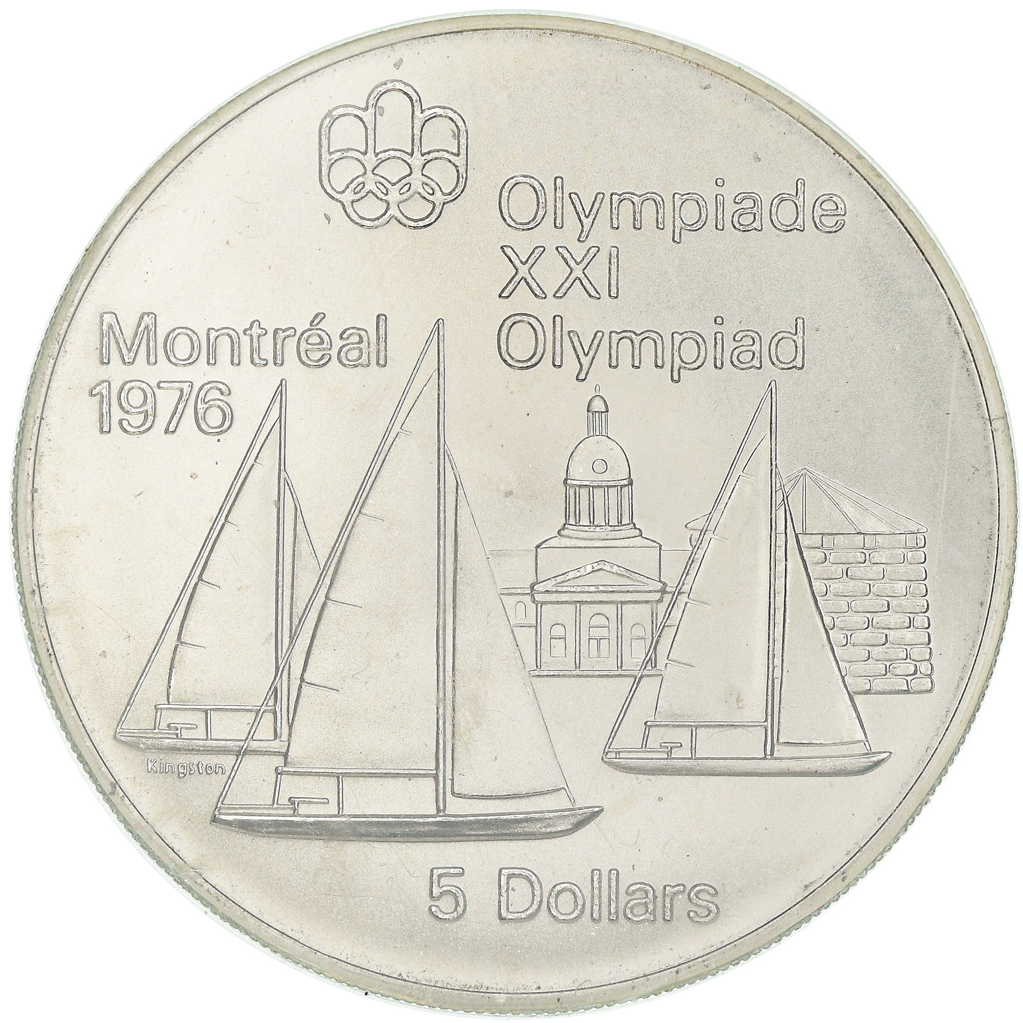 Münze, Kanada, Elizabeth II, 5 Dollars, 1973, Royal Canadian Mint, Ottawa