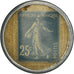 Moneda, Francia, Timbre-Monnaie, Crédit Lyonnais, Paris, 25 Centimes, MBC+