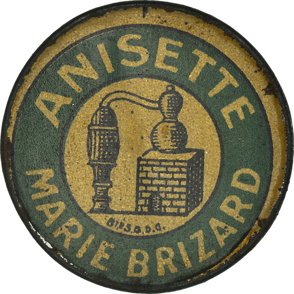 Monnaie, France, Anisette, Marie Brizard, 5 Centimes, Timbre-Monnaie, TTB