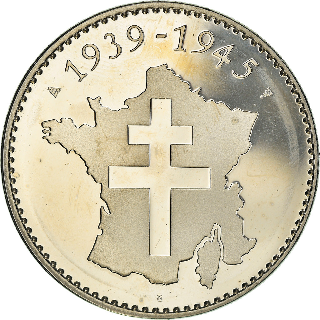 Francia, medaglia, 1939-1945, Conseil National de la Résistance, Jean Moulin